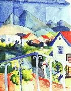 St.Germain near Tunis August Macke